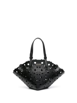 Aquazzura mini Daisy leather tote bag - Black