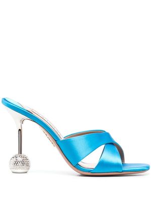 Aquazzura Yedhi disco ball sandals - Blue