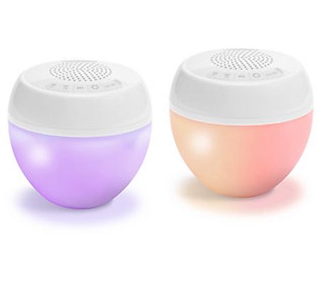AR S/2 Waterproof Floating Bluetooth Speakers with Lights
