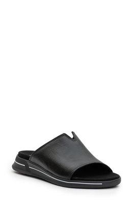 ara Onella Sport Slide Sandal in Black Cervocalf