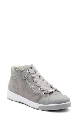 ara Rei Sneaker in Oyster Suede/glitter