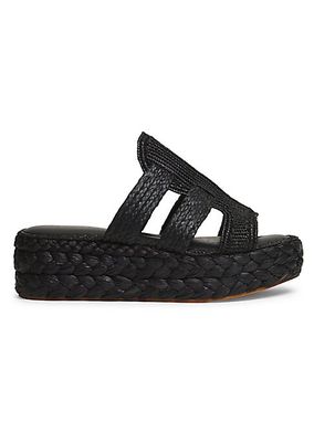 Aralia Raffia Espadrille Sandals