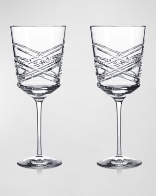 Aran Red Wine Glasses, Set of 2