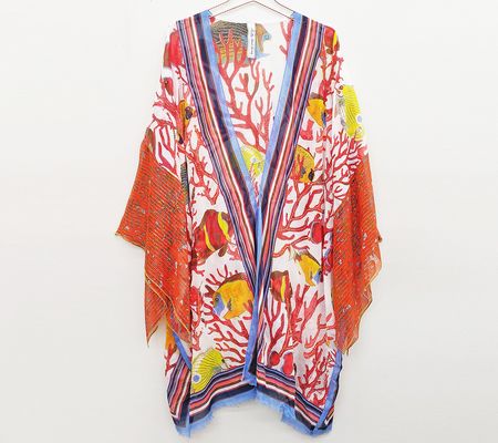 Aratta Sea of Belief Embellished Kimono