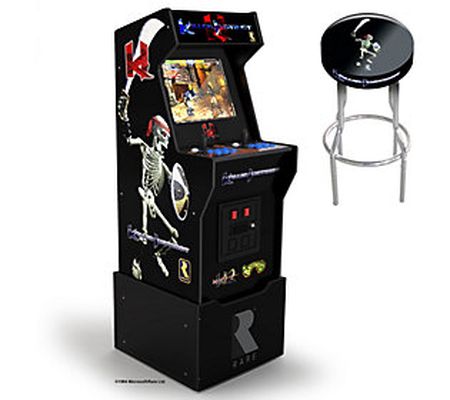 Arcade1Up Killer Instinct Cabinet Arcade w/ Ris er & Stool