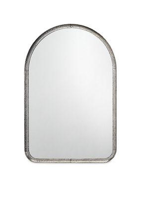 Arch Silver Leaf Metal Mirror