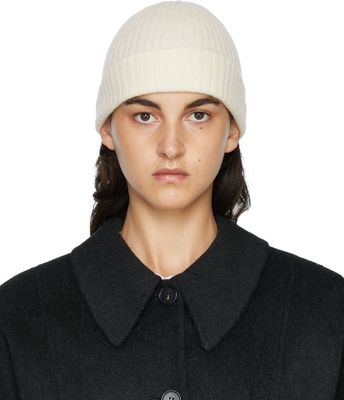 Arch The SSENSE Exclusive Off-White Cashmere Beanie
