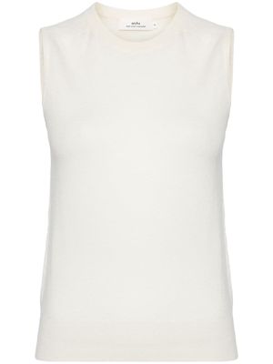 arch4 Alessandra cashmere vest - White