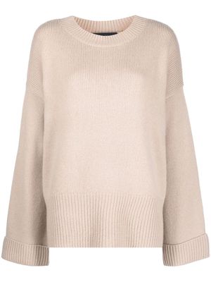 arch4 cashmere long-sleeve jumper - Neutrals