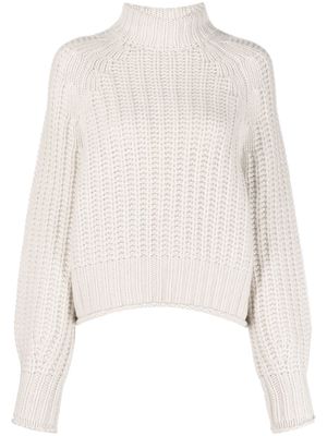 arch4 chunky ribbed-knit jumper - Neutrals