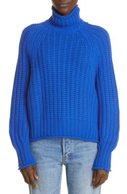 arch4 Ellish Mock Neck Cashmere Sweater in Princess Blue