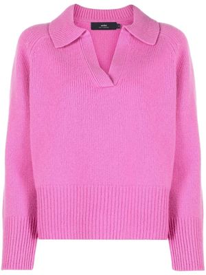 arch4 polo-neck cashmere jumper - Pink