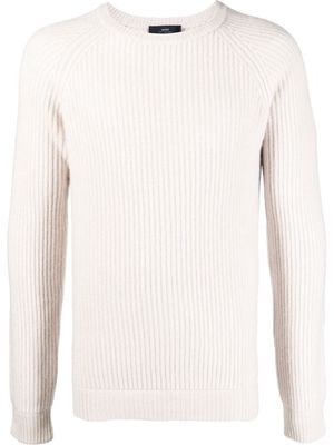 arch4 ribbed-knit cashmere jumper - Neutrals