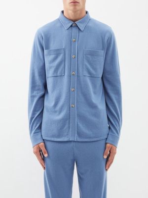 Arch4 - Robert Cashmere Shirt - Mens - Blue