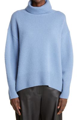 arch4 World's End Heavyweight Cashmere Turtleneck Sweater in Ocean Blue