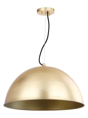 Archer Dome Pendant Light - Gold Leaf - Gold Leaf