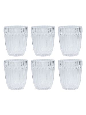 Archie 6-Piece Double-Old-Fashioned Glass Set - Clear