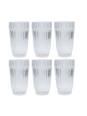 Archie 6-Piece Iced Beverage Glass Set - Clear