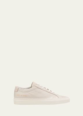 Archilles Nubuck Leather Low-Top Sneakers