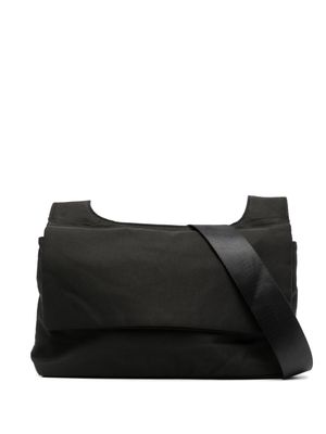ARCS buckle-detail messenger bag - Black
