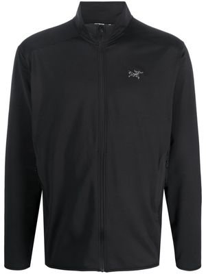 Arc'teryx embroidered logo zip-up jacket - Black