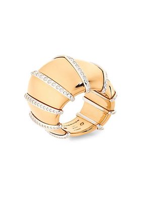 Ardis Two-Tone 18K Gold & 0.88 TCW Diamond Ring