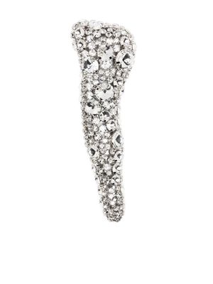AREA Crystal Bone brooch - Silver