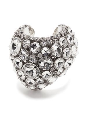 AREA Crystal Bone Cuff bracelet - Silver