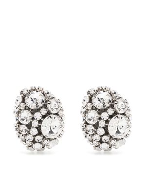 AREA Crystal Cluster earrings - Silver