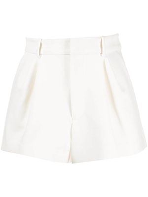 AREA crystal-detail shorts - White