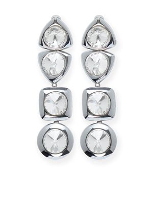 AREA Crystal Drop earrings - Silver