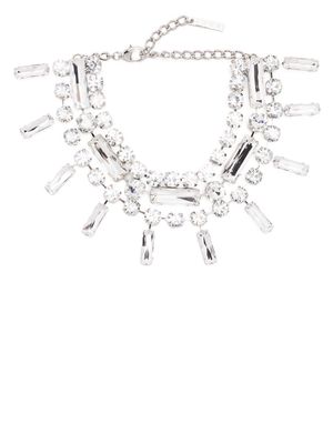 AREA crystal-embellished chain necklace - Silver