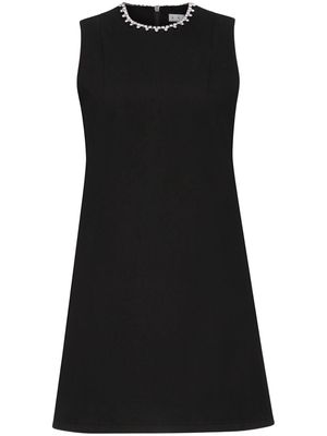 AREA cut out-detail sleeveless minidress - Black