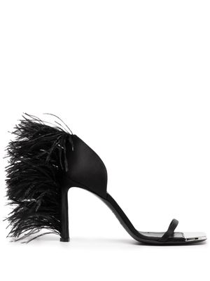AREA x Sergio Rossi Amazona sandals - Black