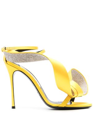 AREA x Sergio Rossi Marquise 110mm sandals - Yellow