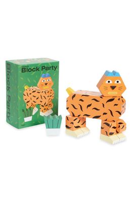 Areaware Block Party Tiger Block Set in Multi