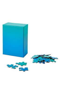 Areaware Small Gradient Jigsaw Puzzle in Blue/Green
