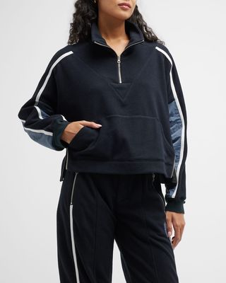 Arena Fleece Cropped Pullover