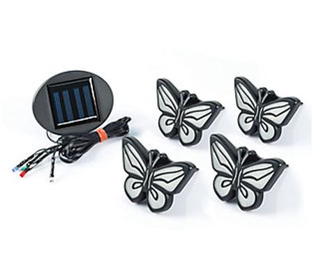 Arena Solar Butterfly Lights - Set of 4