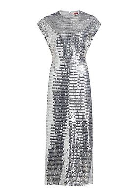 Argan Sequined Midi-Dress