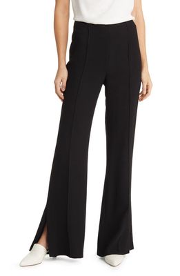 ARGENT Ankle Slit Trousers in Black