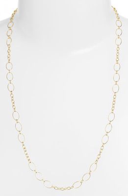 Argento Vivo Sterling Silver Argento Vivo 24-Inch Layering Chain in Gold