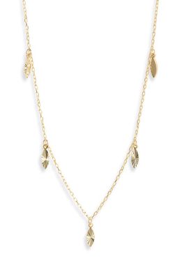 Argento Vivo Sterling Silver Shaky Charm Necklace in Gold