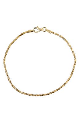 Argento Vivo Sterling Silver Twist Chain Bracelet in Gold
