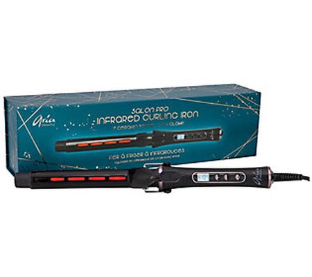 Aria Beauty Infrared Curling Iron with Clamp