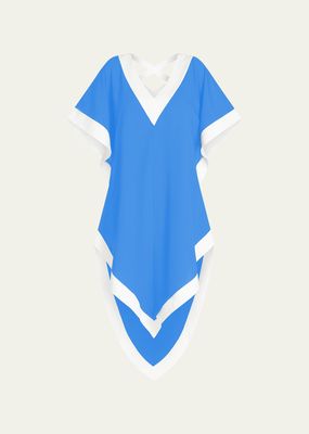 Aria Colorblock Caftan Coverup