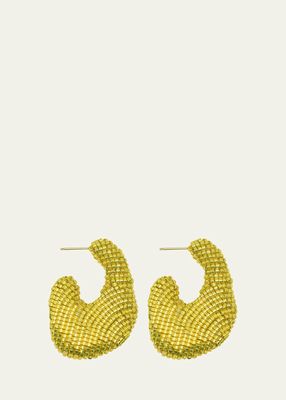 Aria Earrings in Lemon, 1.7"L