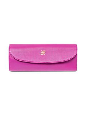 Aria Leather Jewelry Roll - Lilac - Lilac