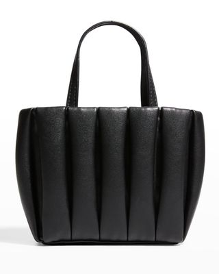 Aria Quilt Vegan Leather Top-Handle Bag