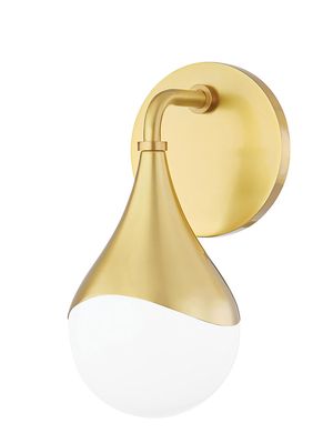 Ariana Single-Light Bath Bracket - Aged Brass - Aged Brass